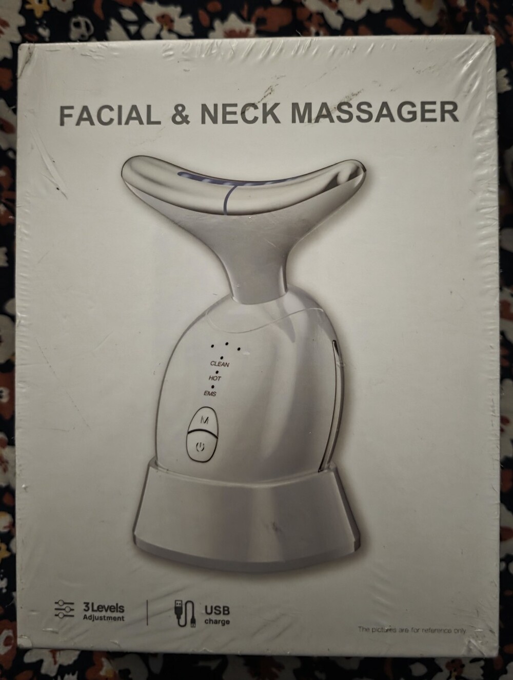 White Facial & Neck Massager – Rechargeable Personal Massager